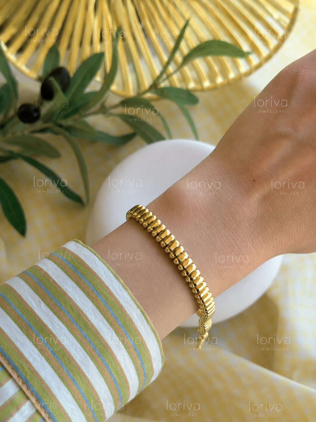 Nore Gold Minimal Kadın Bileklik